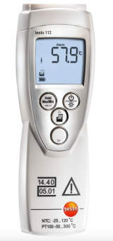 1-канальный калибруемый термометр (112) Testo 0560 1128 в ШефСтор (chefstore.ru)